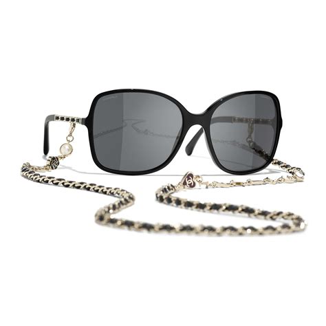 chanel 5210q|CHANEL Sunglasses: Square Sunglasses, acetate & lambskin — .